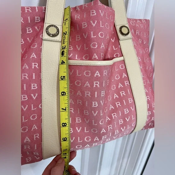 Bvlgari mania red logo tote - Picture 10 of 14